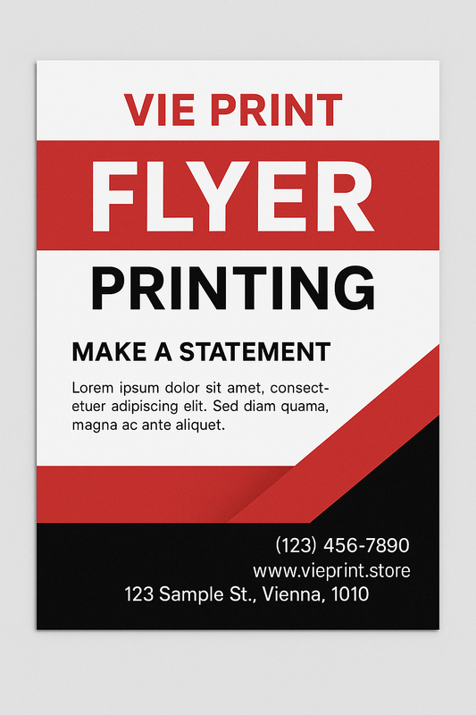 Custom Flyer Printing for Every Occasion (Contact for your price)